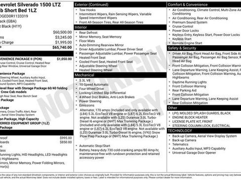 Used 2024 Chevrolet Silverado 1500 LTZ w/ LTZ Convenience Package II AWD/4WD image 36