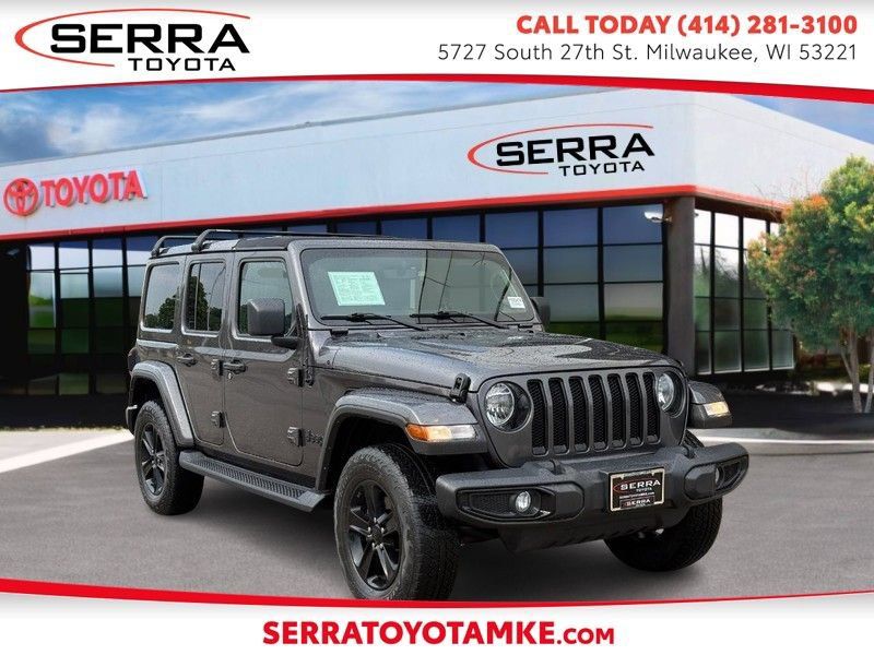 Used 2021 Jeep Wrangler Unlimited Sahara AWD/4WD image 1