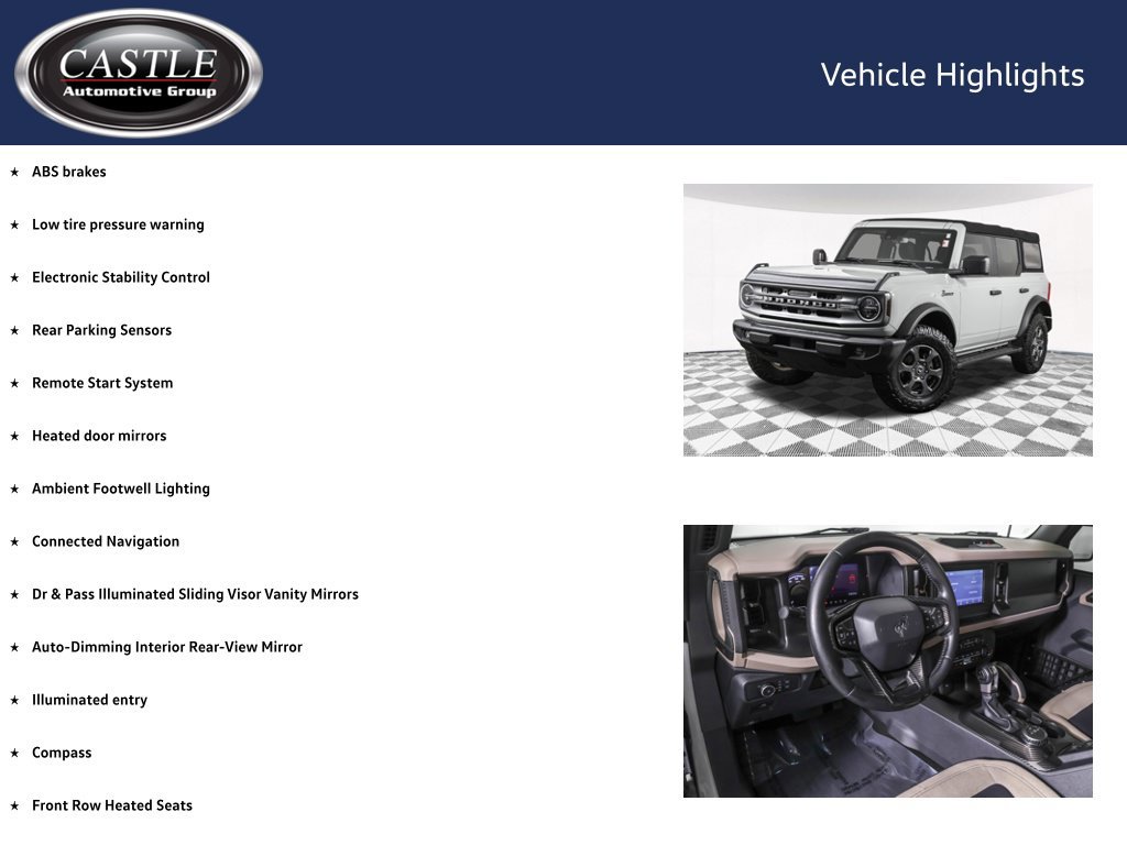 Used 2022 Ford Bronco Big Bend AWD/4WD image 8