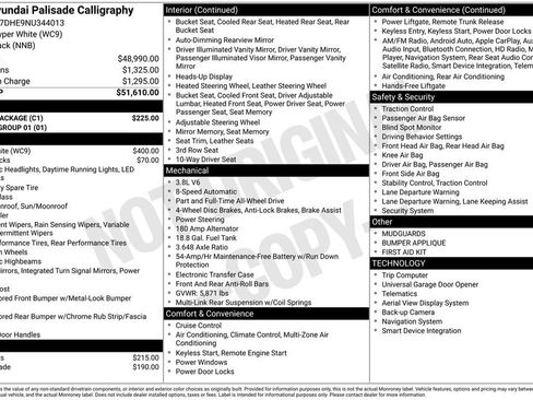 Used 2022 Hyundai Palisade Calligraphy w/ Cargo Package image 33