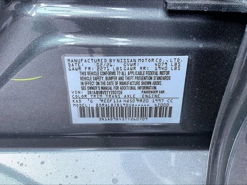 New 2026 Nissan Sentra S w/ Floor Mat Package FWD image 32