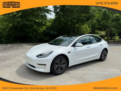 Used 2021 Tesla Model 3 Standard Range Plus RWD image 1