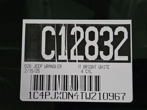 New 2026 Jeep Wrangler Sport S image 11