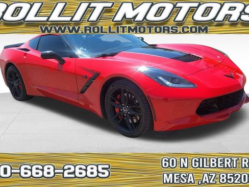 Used 2015 Chevrolet Corvette Stingray Coupe w/ 3LT Preferred Equipment Group RWD image 1