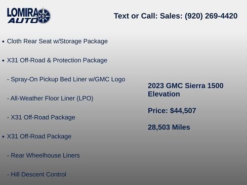 Used 2023 GMC Sierra 1500 Elevation AWD/4WD image 6