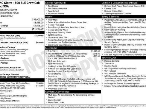 Used 2023 GMC Sierra 1500 SLE w/ X31 Off-Road Package AWD/4WD image 5
