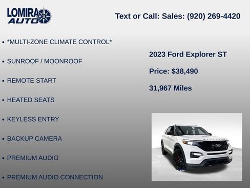 Used 2023 Ford Explorer ST AWD/4WD image 39