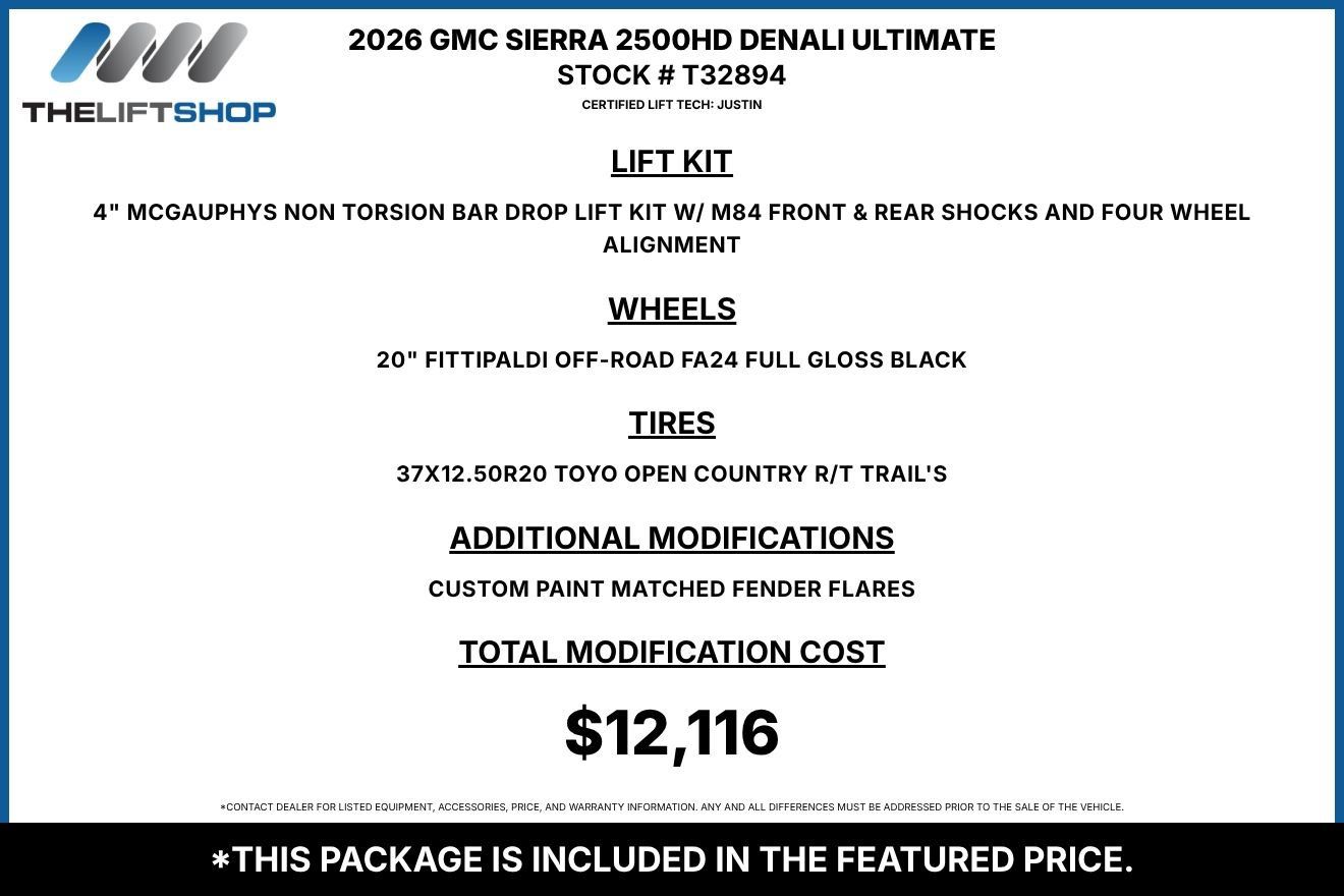 Used 2026 GMC Sierra 2500 Denali Ultimate AWD/4WD image 2