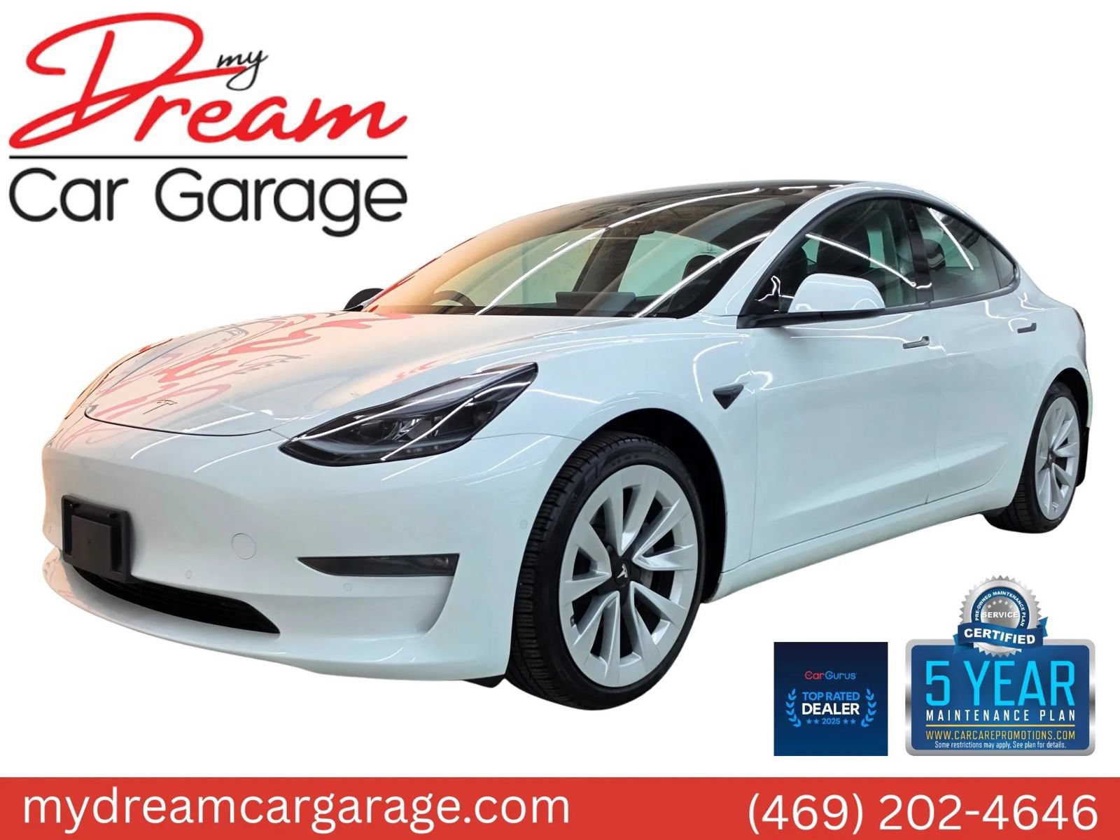 Used 2021 Tesla Model 3 Long Range AWD/4WD image 1