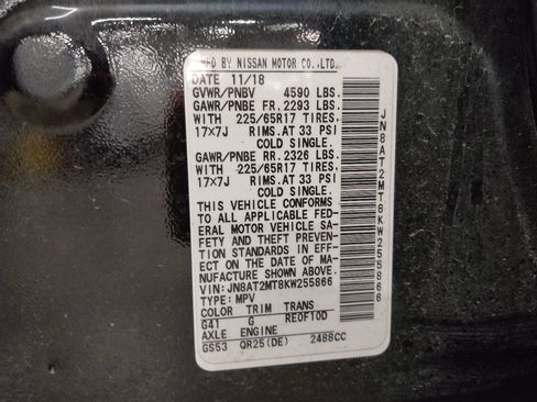 Used 2019 Nissan Rogue SV FWD image 33