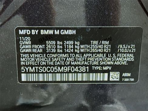 Used 2021 BMW X3 M w/ Competition Package image 16