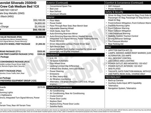 Used 2025 Chevrolet Silverado 2500 Custom w/ Custom Value Package AWD/4WD image 25