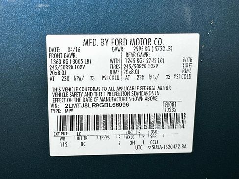 Used 2016 Lincoln MKX Reserve w/ Climate Package AWD/4WD image 21