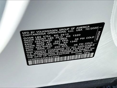 Used 2021 Volkswagen Atlas SEL image 37