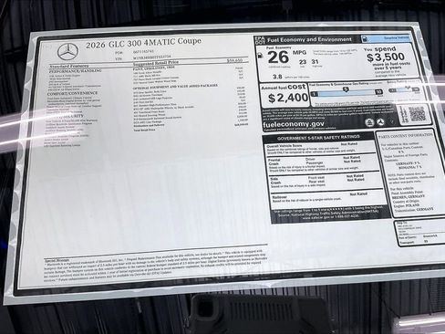 New 2026 Mercedes-Benz GLC 300 GLC 300 Coupe image 19