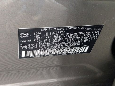 Used 2022 Subaru Ascent Limited w/ Technology Package image 41