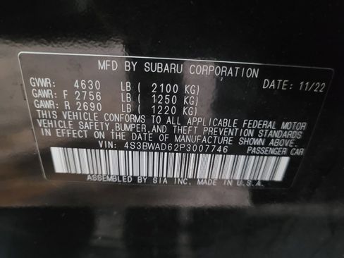 Used 2023 Subaru Legacy Premium image 33