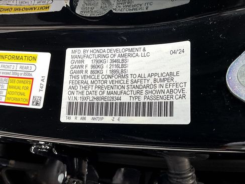 Used 2024 Honda Civic Sport image 18