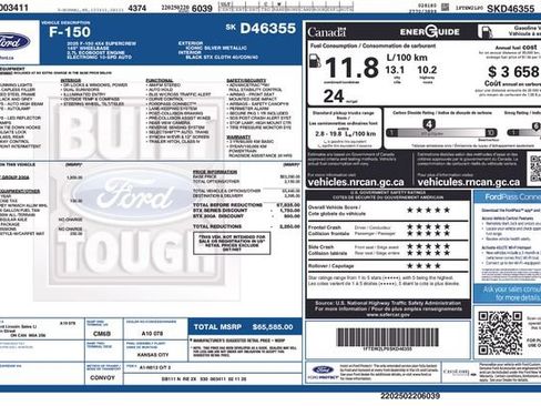 Used 2025 Ford F150 STX w/ Equipment Group 200A Standard AWD/4WD image 3