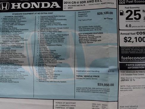Used 2014 Honda CR-V EX-L image 79