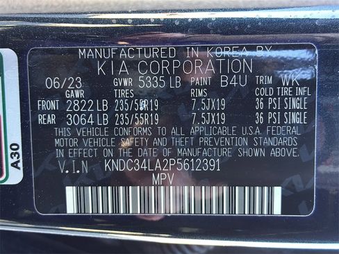 Used 2023 Kia EV6 Wind image 39