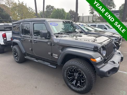 Used 2018 Jeep Wrangler Unlimited Sport S image 1