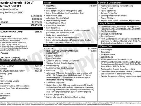 Used 2021 Chevrolet Silverado 1500 LT w/ Bed Protection Package RWD image 28
