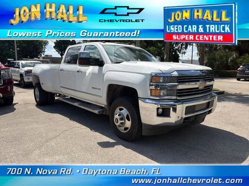 Used 2015 Chevrolet Silverado 3500 LTZ w/ Duramax Plus Package AWD/4WD image 1