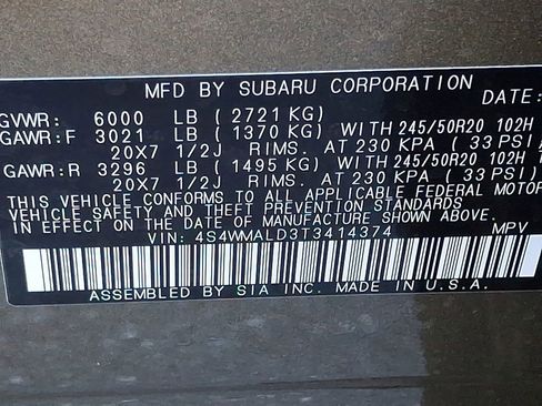 New 2026 Subaru Ascent Bronze Edition AWD/4WD image 23