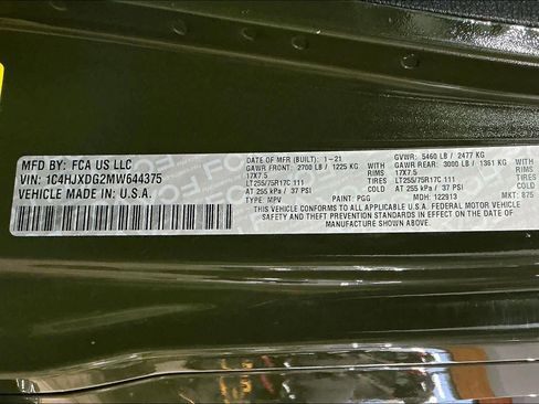 Used 2021 Jeep Wrangler Unlimited Sport image 35