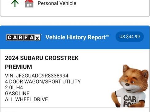 Used 2024 Subaru Crosstrek 2.0i Premium image 6