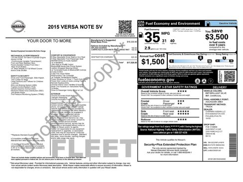 Used 2015 Nissan Versa Note SV image 5