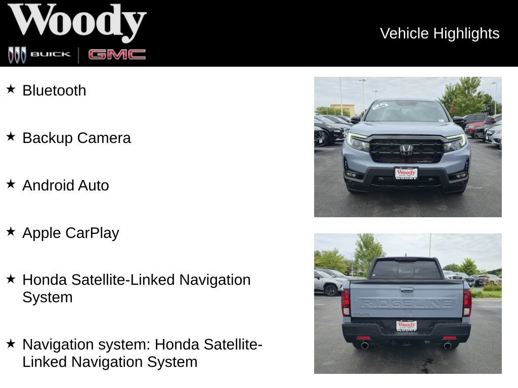 Used 2025 Honda Ridgeline Black Edition image 3