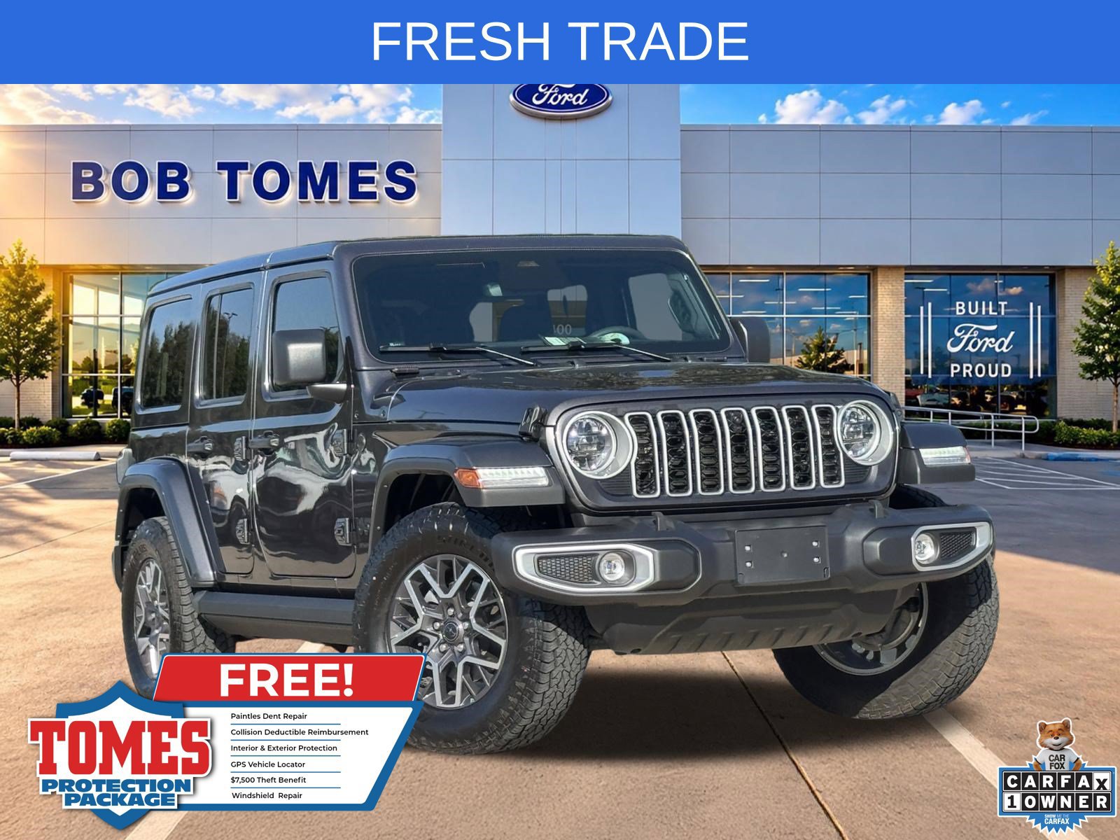 Used 2026 Jeep Wrangler Unlimited Sahara AWD/4WD image 1