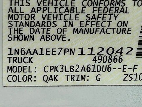 Certified 2023 Nissan Titan SV RWD image 42