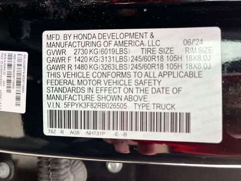 Used 2024 Honda Ridgeline Black Edition image 29