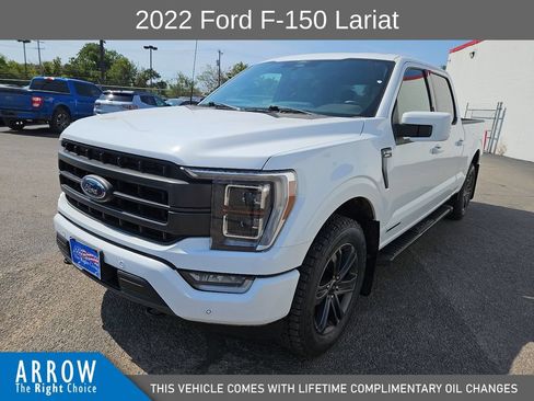Used 2022 Ford F150 Lariat w/ Equipment Group 502A High AWD/4WD image 4
