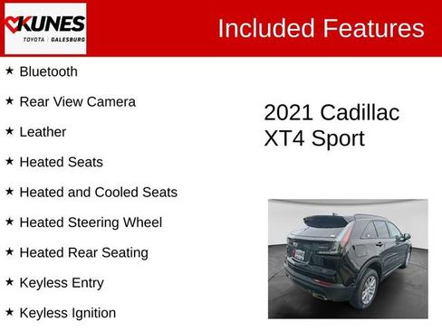 Used 2021 Cadillac XT4 Sport w/ Sun And Sound Package AWD/4WD image 2