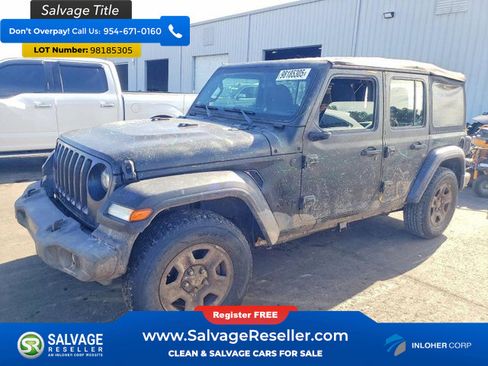 Used 2020 Jeep Wrangler Unlimited Sport AWD/4WD image 1