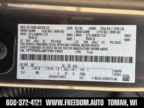 New 2026 Ford F150 Lariat w/ Equipment Group 501A Mid AWD/4WD image 29