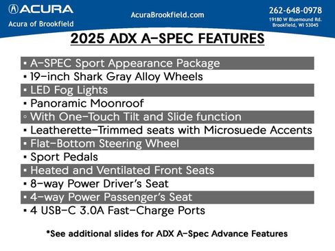 New 2026 Acura ADX A-Spec AWD/4WD image 12