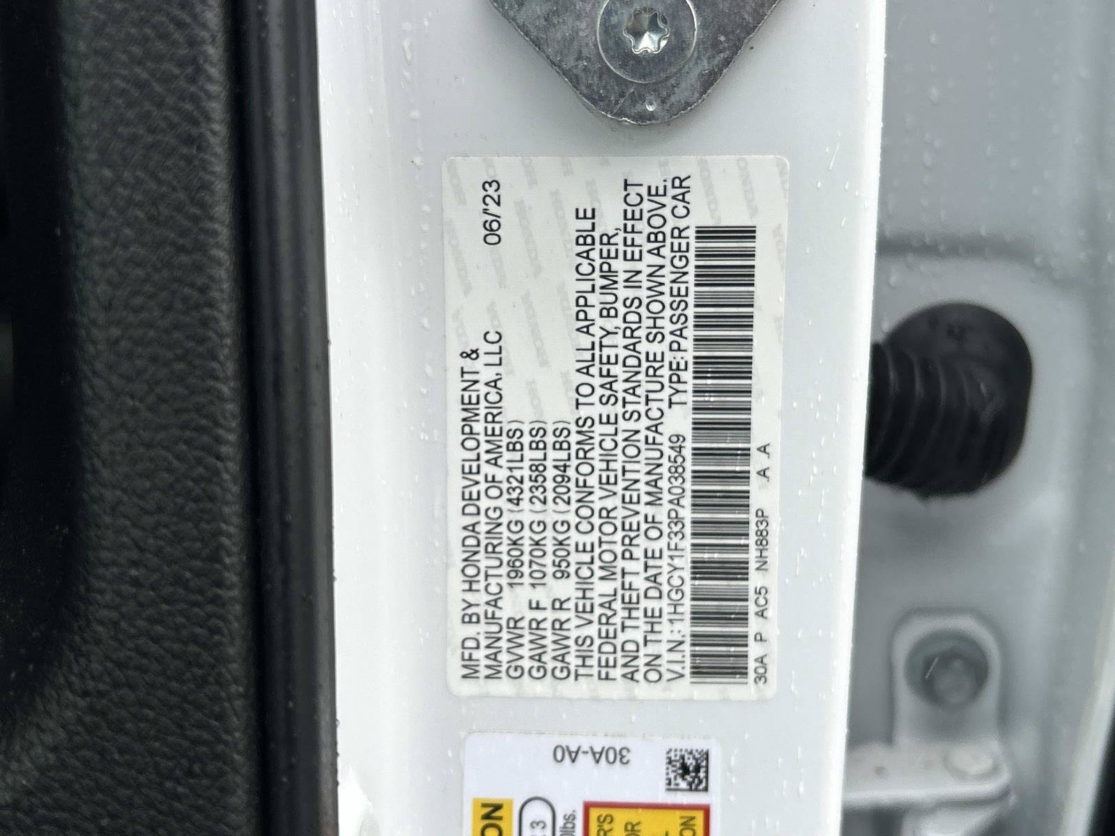 Used 2023 Honda Accord EX image 11