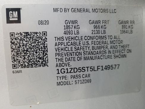 Used 2020 Chevrolet Malibu LT FWD image 33