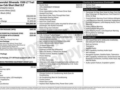 Used 2023 Chevrolet Silverado 1500 LT Trail Boss w/ Protection Package AWD/4WD image 3