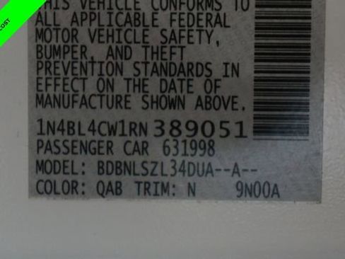 Certified 2024 Nissan Altima 2.5 SR AWD/4WD image 90