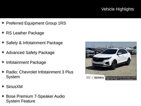 Certified 2024 Chevrolet Equinox RS w/ RS Leather Package FWD image 4