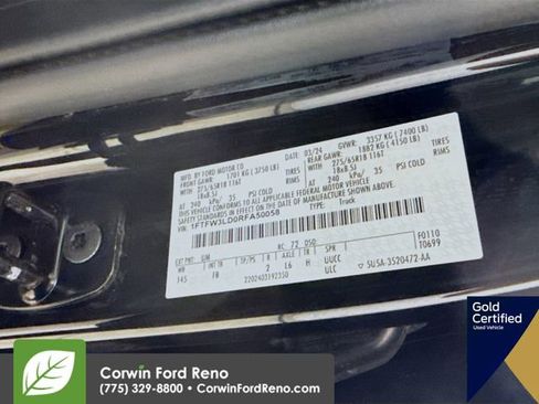 Certified 2024 Ford F150 XLT w/ Equipment Group 302A MID image 35