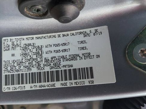 Certified 2019 Toyota Tacoma TRD Sport RWD image 15