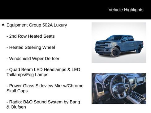 Used 2019 Ford F150 Lariat w/ Equipment Group 502A Luxury image 11