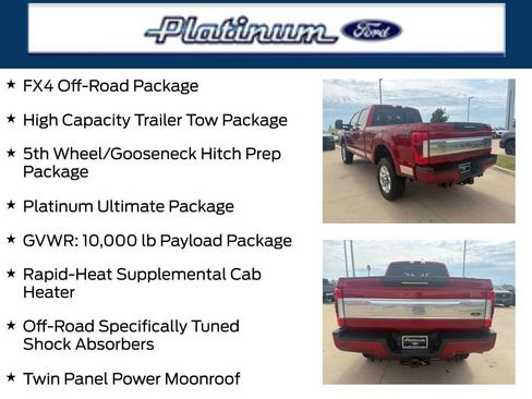 Used 2019 Ford F250 Platinum w/ Platinum Ultimate Package AWD/4WD image 22